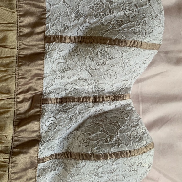 Neutral Strapless Dress - Picture 3 of 3